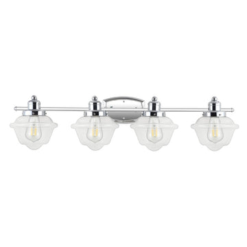 Orleans Iron/Glass schoolhouse LED Vanity Light